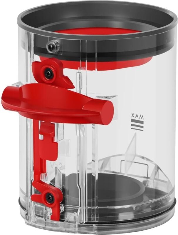 Staubbehälter kompatibel mit Dyson V12 Cleaner Kanister-Aufsatzteilen, Freigabebehälter kompatibel mit Dyson Cordless Va...