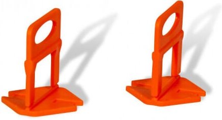 Edma - 3 mm level selbstnivellierender Clip 500 Clips - 258155