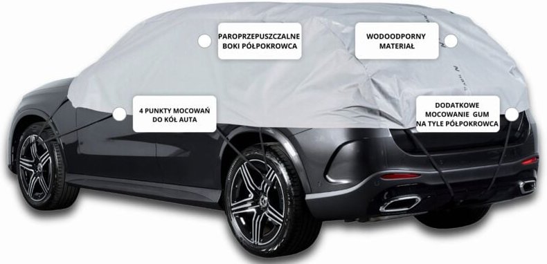 Halbplane für SUV L 330 Autoplane Practic 3 Lagen