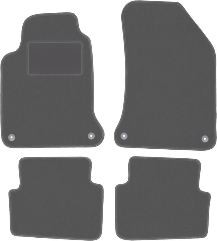 Graphit-Fußmatten für: Renault Laguna II Kombi, Liftback (2001-2007)