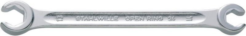 41081011 24 10 x 11 Offener Doppelringschlüssel Schlüsselweite (Metrisch) 10 - 11 mm - Stahlwille