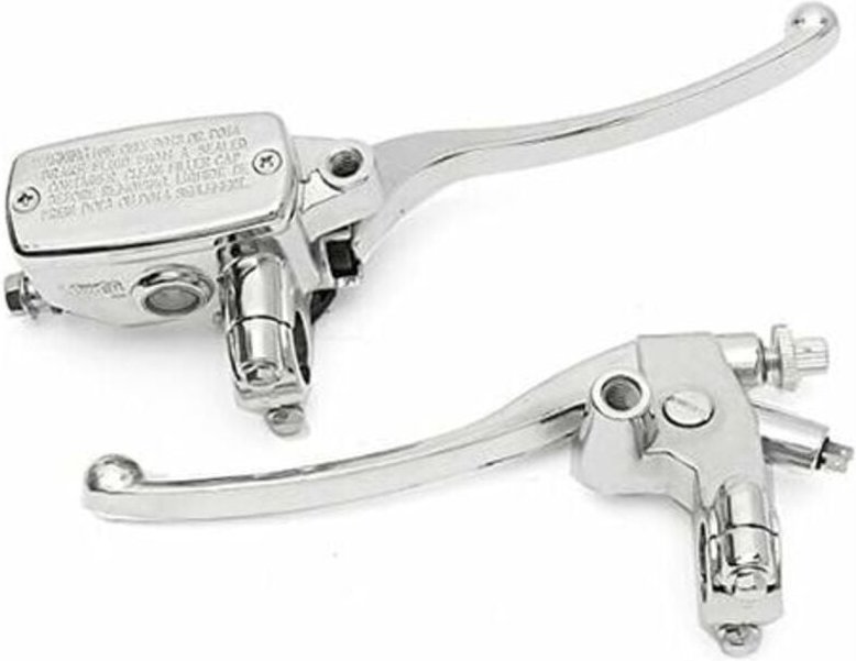 22MM Motorrad-Hydraulikbremszylinder-Kupplungshebel Chrom