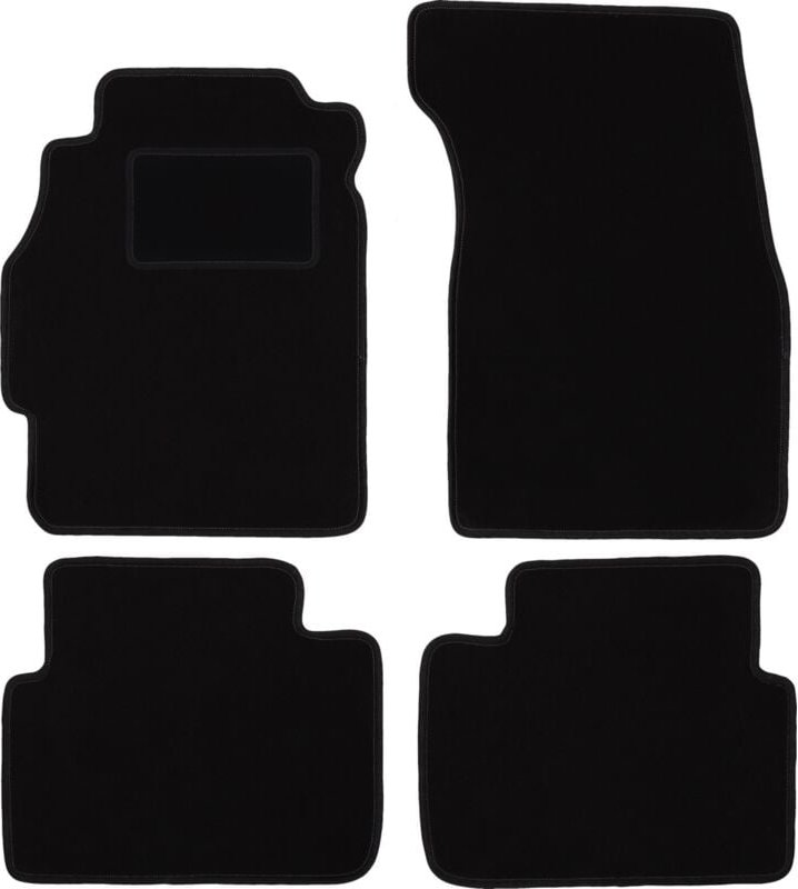 Schwarze Veloursmatten für: Honda Civic VI Fließheck 3-Türer (1995-2001)