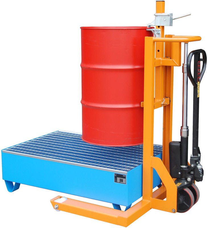 Bauer Fassheberoller FHR 600 G, lackiert, Gelborange