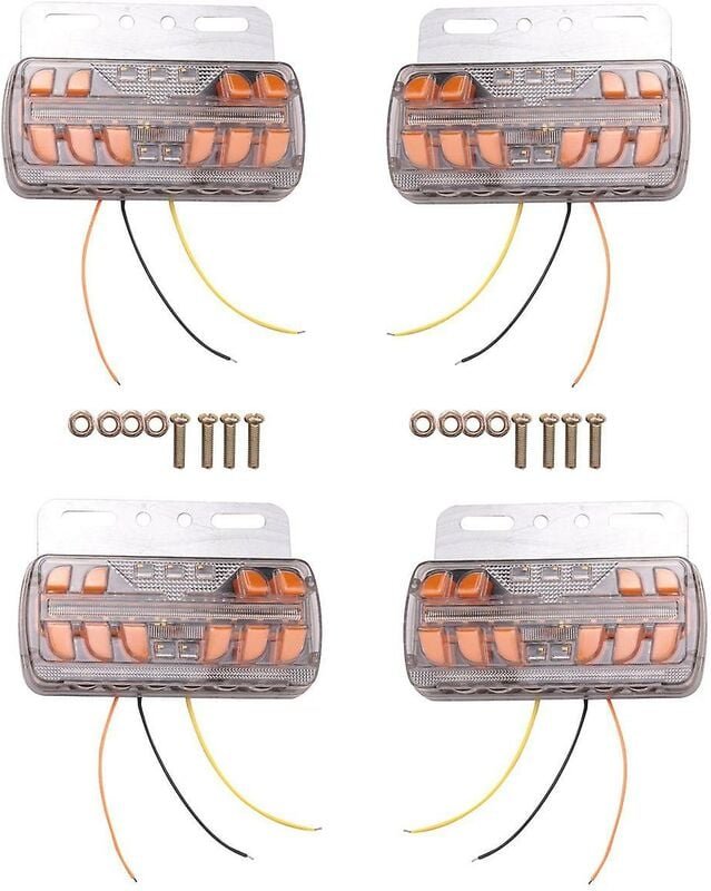 Stück LED-Anhängerleuchten, 12–24 v, Seitenmarkierungsleuchten, Anhänger-Rückleuchten, LKW-Seitenleuchten, Signalleuchte