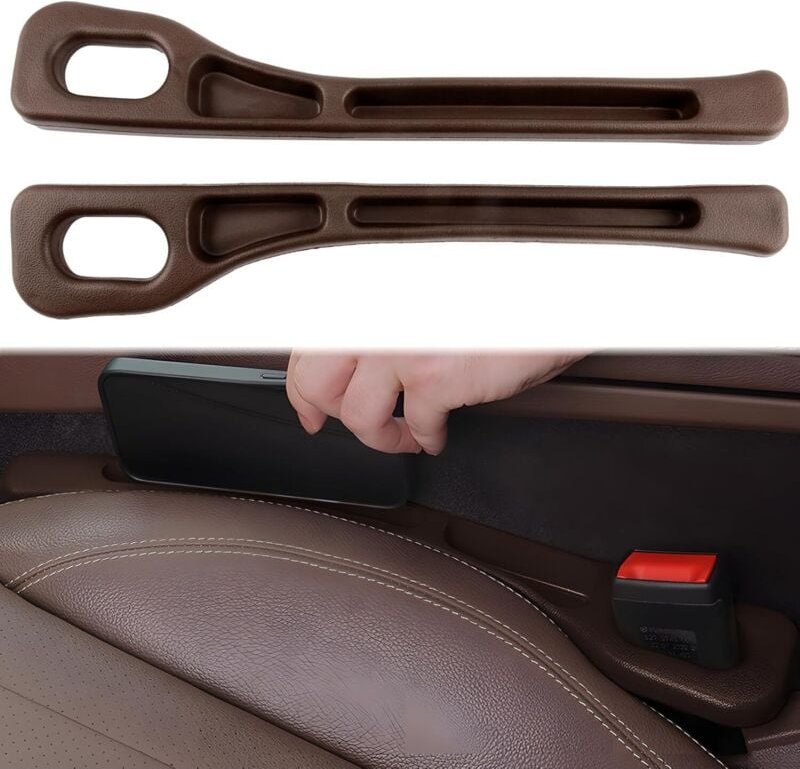 2er-Pack Universal-Aufbewahrungsboxen für Autositzlücken, Universal-Füller für Autositzlücken, Autositzlückenfüller, Bra...