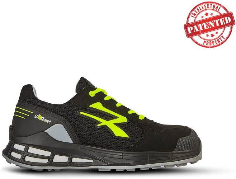 Sicherheitsschuhe niedrig ELVIS S1P SRC ESD - Schwarz/Gelb 46