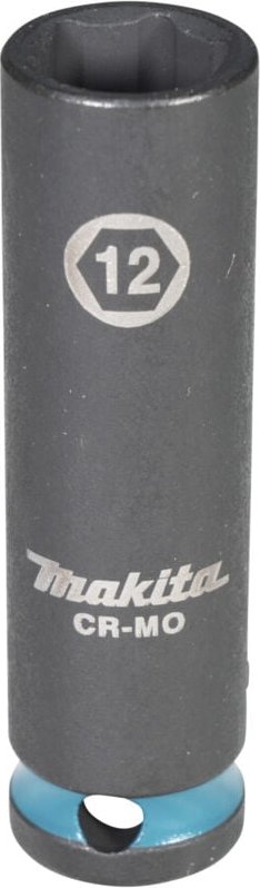 E-16293 Steckschlüssel 3/8" SW12 Impact Black lang - Makita