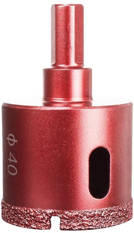 Diamant-Lochsägenbohrer, leistungsstarker Lochschneider für Glas/Fliesen/Granit/Marmor (40 mm)