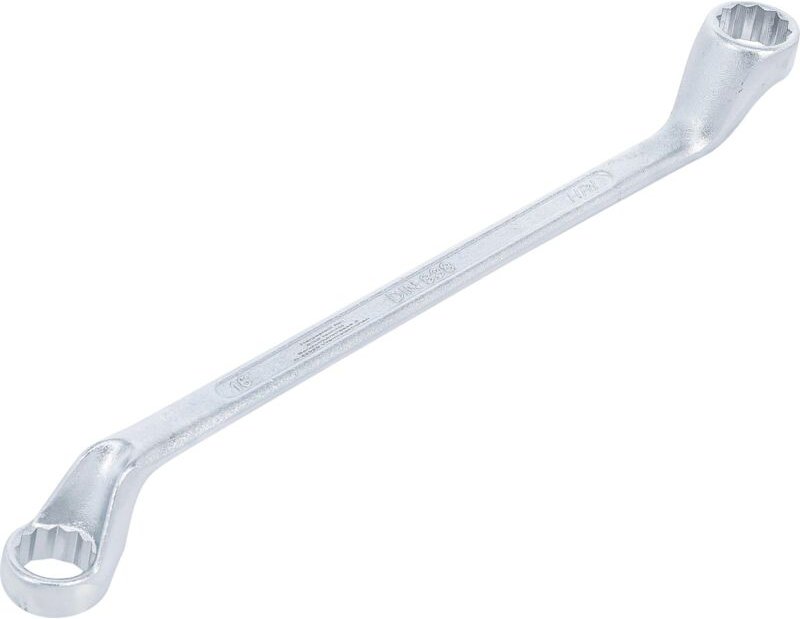 Bgs Doppel-Ringschlüssel gekröpft sw 16 x 17 mm - 1214-16x17