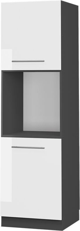 Vicco - Herdumbauschrank Fame-Line, Weiß Hochglanz, 60 cm offen