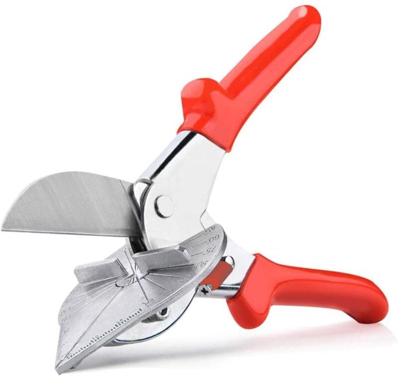 YMYNY Gehrungswinkelschere, 45–135 Grad, Mehrwinkel-Gehrungsschere, Dichtungsschere, Gehrungsschneidezange für Korkschne...