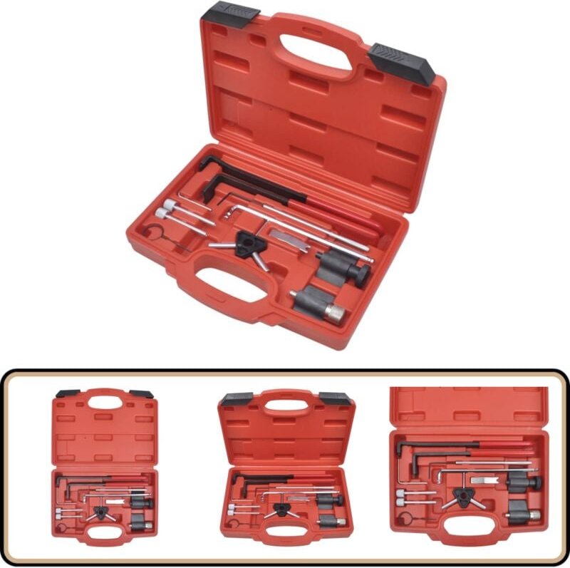 Vidaxl - Dieselmotor-Einstellwerkzeug-Set für vag 1.2, 1.4, 1.6, 1.9, 2.0 TDi - Dieselmotor-Werkzeug - Steuerzeiten-Werk...