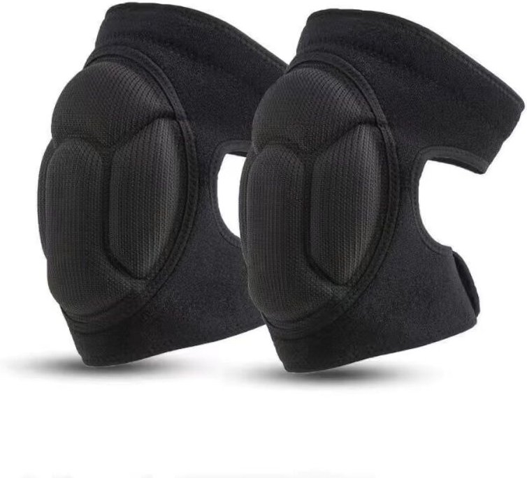 Thumbnail - 1 Paar Arbeits-Knieschützer, schwarz, schützende Garten-Knieschützer, rutschfeste Knieschützer, Anti-Kollision, multifun...
