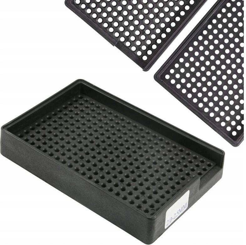 Antistatisches ESD-Tablett für 2-2,5-mm-Schrauben, 273 Löcher, Organizer