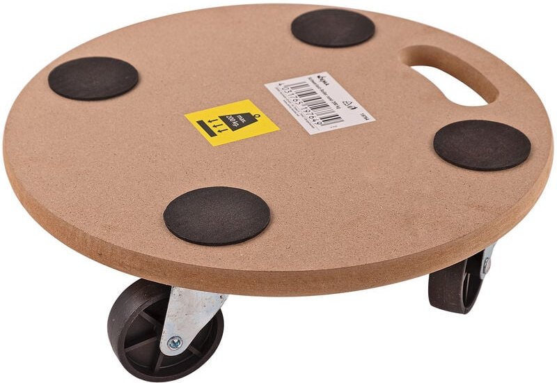 Möbelroller / Schwerlast-Roller rund 200 kg Pflanzen Rollplatte Platte mit Räder