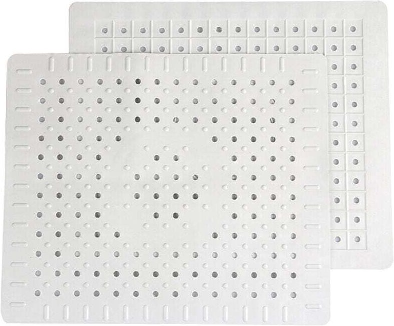 Thumbnail - 2er-Set rutschfeste Küchenmatten für Kühlschrank, 31 x 26 cm, Farbe Weiß - KZQ