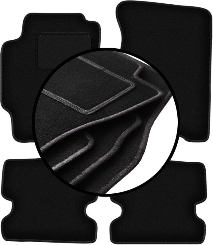 Kompletter Satz Veloursmatten für: Ford Probe MK2 Coupé (1993-1997)