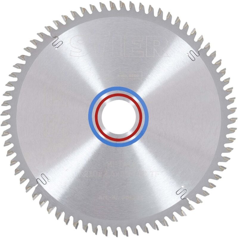 Kreissägeblatt Profi, Metall, 210 x 2,4 x 30 mm, 72 Zähne, präzises Schneiden von Metall, einschließlich Alu-/Stahlblech...