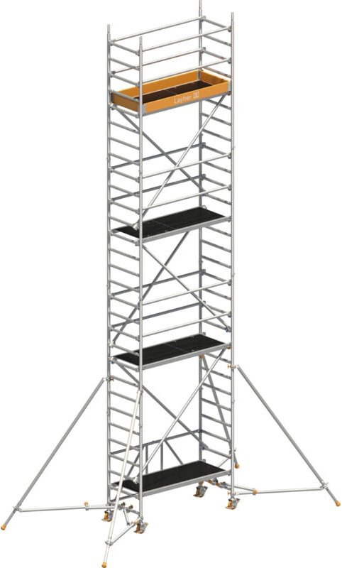 Layher Rollgerüst Zifa P2 mit Gerüststützen 8,61m AH