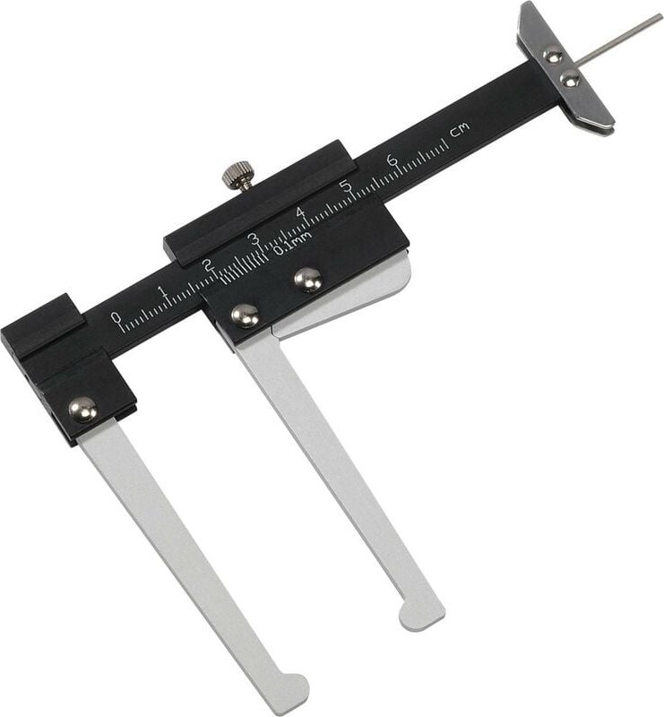 01815007500 2 in 1 Bremsscheiben-Messschieber und Reifenprofil-Messlehre