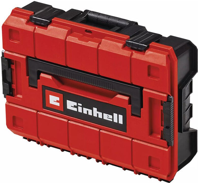 Einhell - Systemkoffer E-Case s-f (für universelle Aufbewahrung von Werkzeug, 44x32x13 cm Außenmaße, max. 25 kg Beladung...