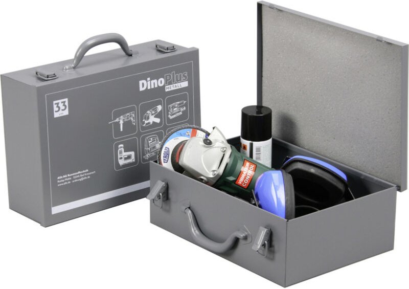 Metall Maschinenkoffer Dinoplus 33,5 x 11,5 x 25,5 cm Werkzeugkoffer - Allit