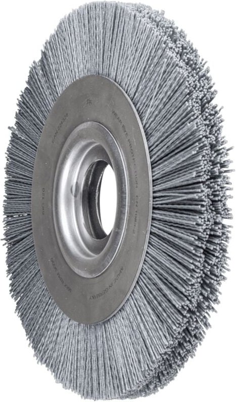 PFERD TOOLS Rundbürste breit ungezopft RBU Ø 250x30xvari. Bohr. SiC-Filament-Ø 1,10mm Korn 120 Schleifbock