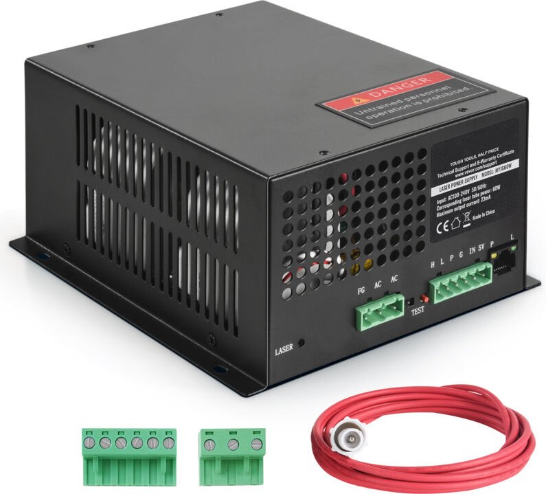 60 w CO2-Laser-Netzteil – Premium für Lasergravur, schnelle Wärmeableitung, kompatibel mit mehreren Marken, langlebig un...