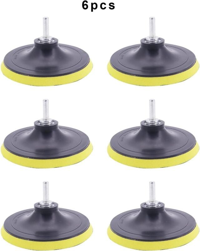 6 Stück 5 Zoll 125 mm Schleifpads, Schleifpads, für Bohrmaschinen, Winkelschleifer