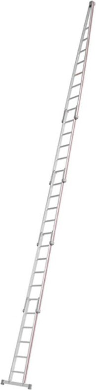 Glasreinigerleiter, 4-teiliger Satz, 23 Sprossen, Länge 7,10 m - Hymer