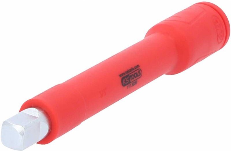 3/8' Verlängerung mit Schutzisolierung und Schraubenarretierung, 125mm