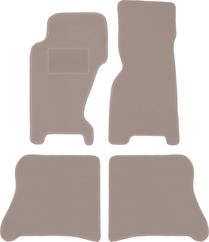 Beige Velours-Fußmatten für: Jeep Grand Cherokee WJ Offroad (1998-2004)