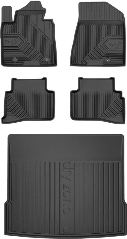 SET 77 Fußmatten und Matte Hyundai Tucson 3 2015-2020 d zn