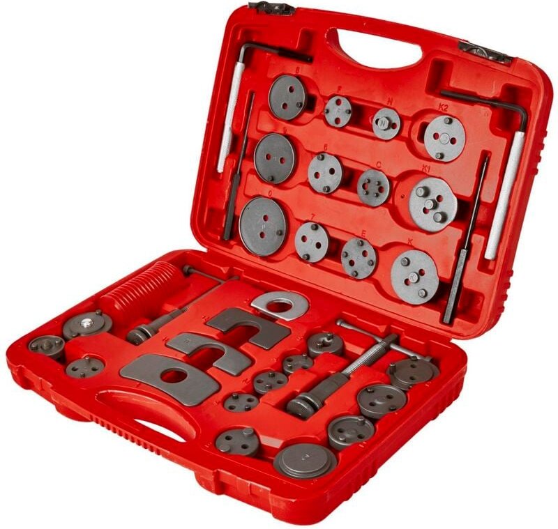 Bremskolbenrückhol- und Auspresssatz, 35-tlg. KD12524