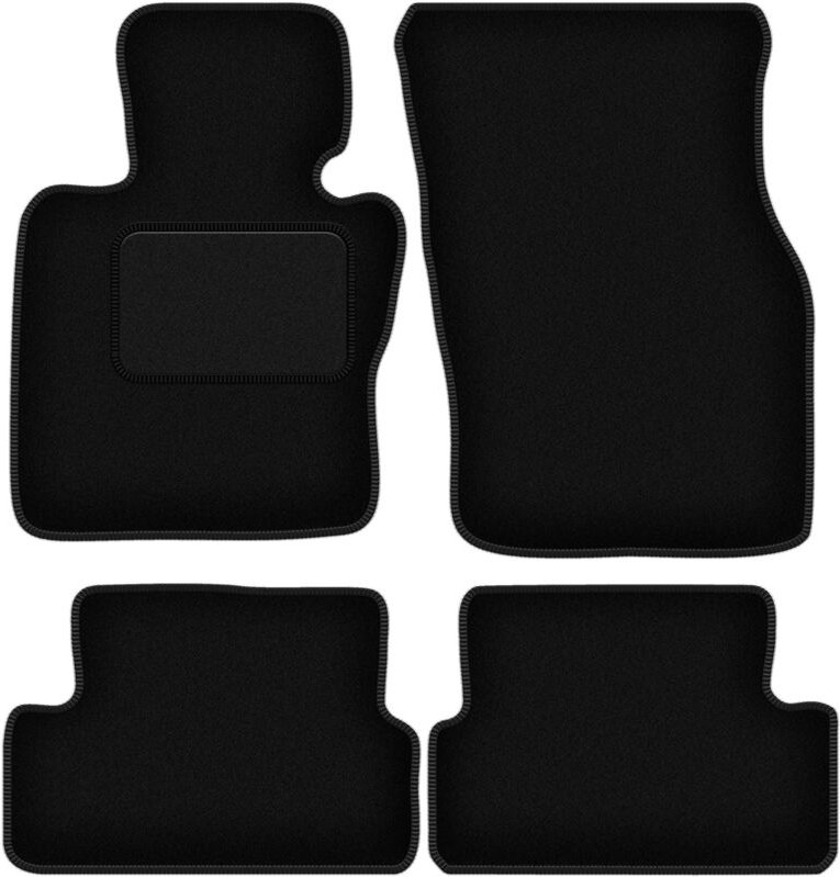 Schwarze Velours-Fußmatten für: Mini Cooper F57 Cabrio (2014-)