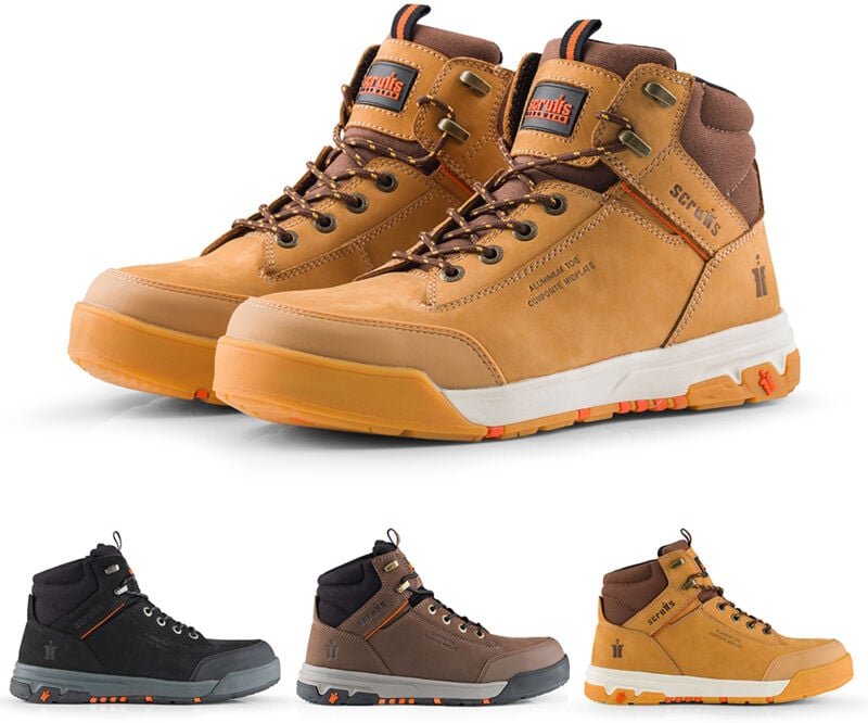 Switchback 3 Premium Sicherheitsschuhe S3 Hellbraun 45 - Scruffs