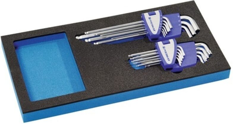 Werkzeugmodul 18-teilig 1/3-Modul sw 1,5-10mm,T9-T45