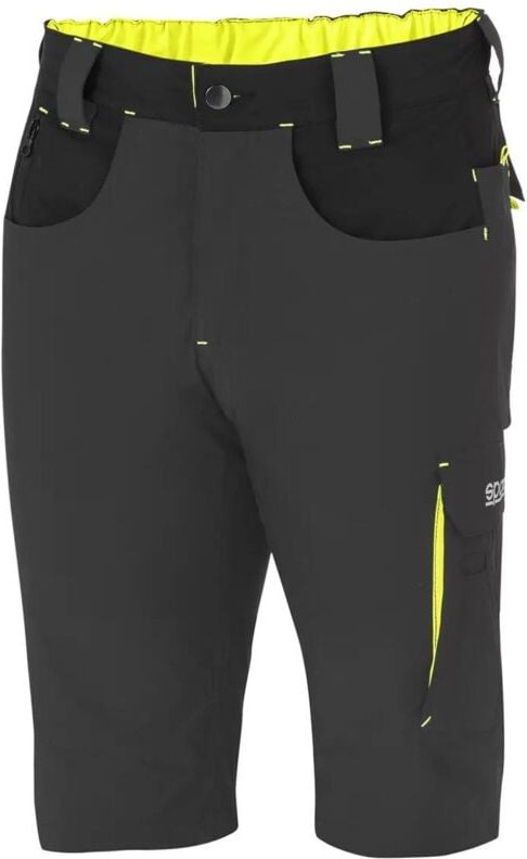 Sparco 02428GSGF Bermuda Leichte technische Shorts Laredo Grau/Gelb M