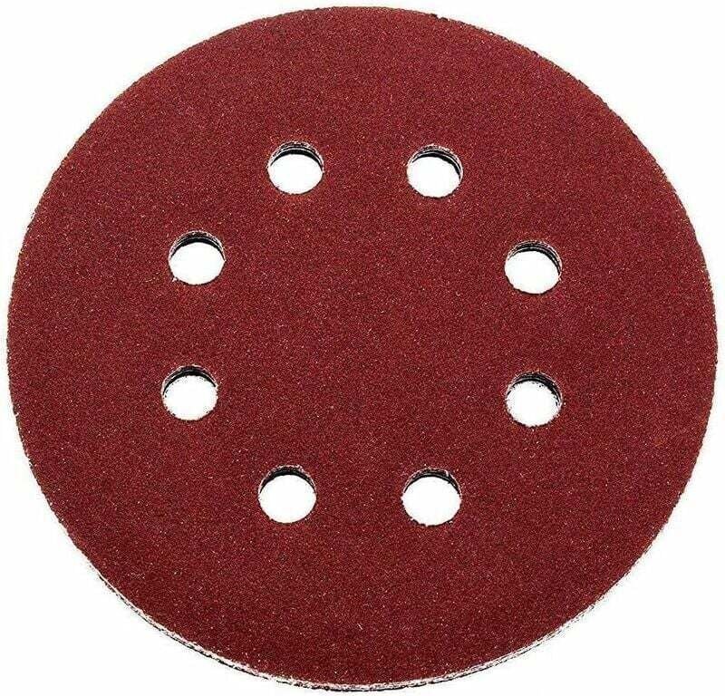 Profi-Schleifscheiben │ 60 Stück │ 8 Löcher │ Ø 125 mm │ Mixpack (je 10 x Körnung 40/60/80/120/180/240) │ für Exzentersc...