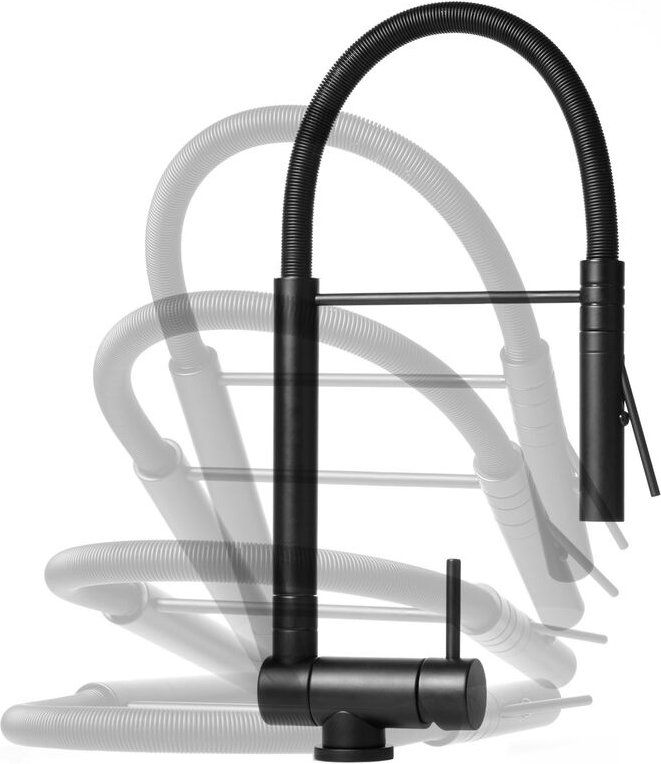 Küchenmixer mit mattschwarzer Klappfeder Nice 29034M1NO matt-schwarz