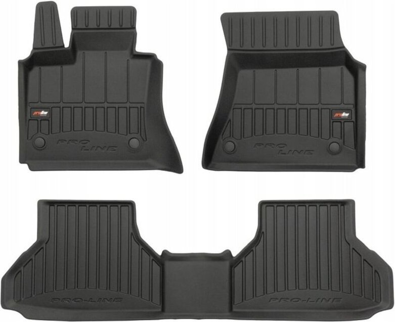 Gummimatten und Fußmatten BMW X6 E71 2007-2014 3D Mulde