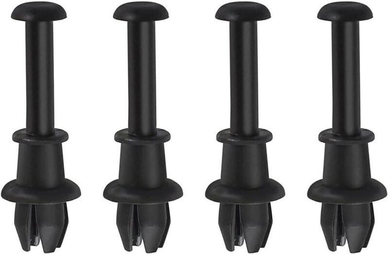 Lntyq - Kofferraum-Regal-Clips – 4 Stück Heckregal-Befestigungsclips, Kofferraum-Hutregal-Clips, Hutablage-Clip-Seil-Cli...