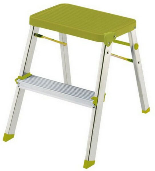 2-stufige grüne trittleiter Rolser md2001