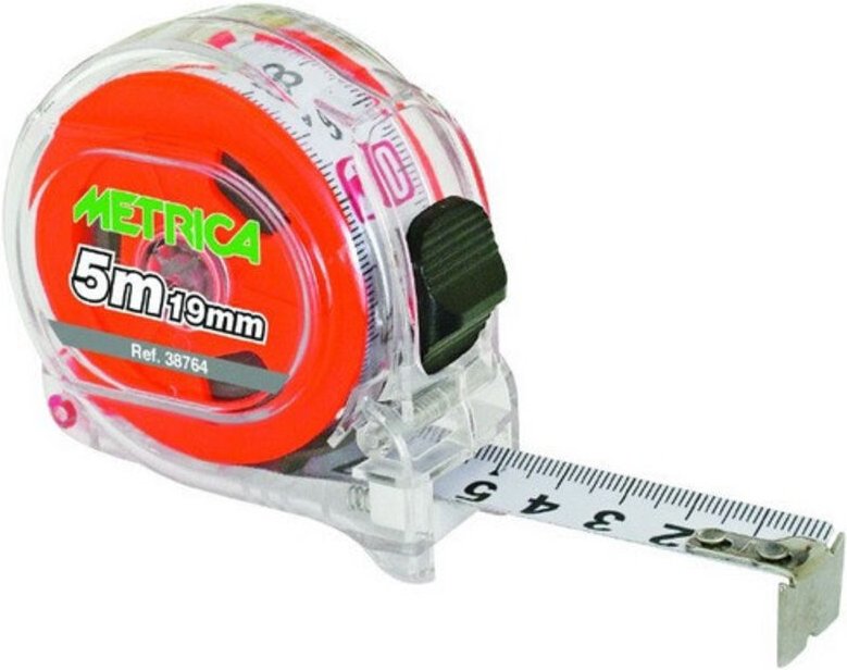 Maßband transp.double grad.rot METRICA - 38764