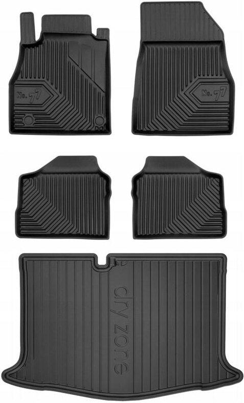 SET 77 Fußmatten und Fußmatte Nissan Micra K14 HB ab 2016-