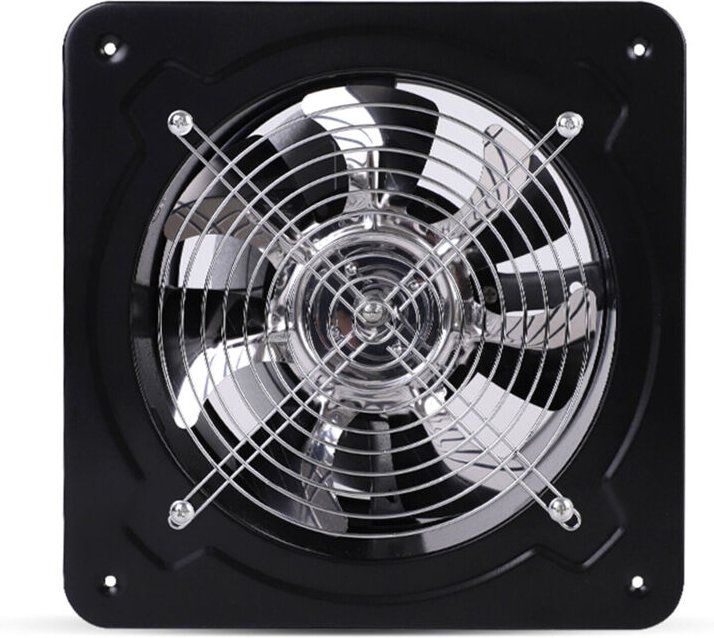 Vierblättriger Wandventilator Abluftventilator Metallventilator Ventilator Lüfter Abluft Wand Gebläse Für Wohnungsbelüft...