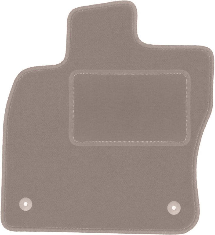 Beige Fahrermatte für: Audi Q2 Crossover (2016-)