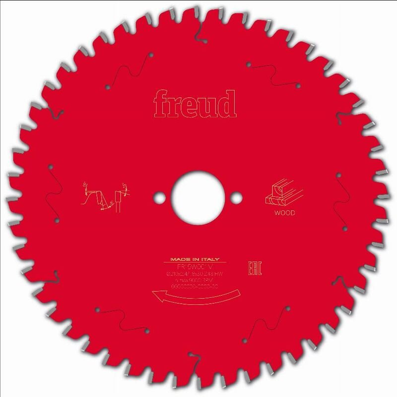 Freud - Sägeblatt für Handkreissäge Ø210 2,4/1,8 AL30 Z48 ba -5° - F03FS09747 -FR15W001M