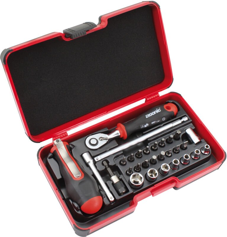 Smart EVO 29-tlg. Ratschen- und Wechselstangen-Set. SL/PH/PZ/TORX®/HEX/SW/BH/MS Felo 06081506